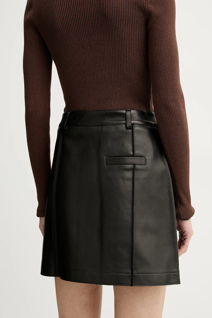 Kožená sukně AERON RUDENS