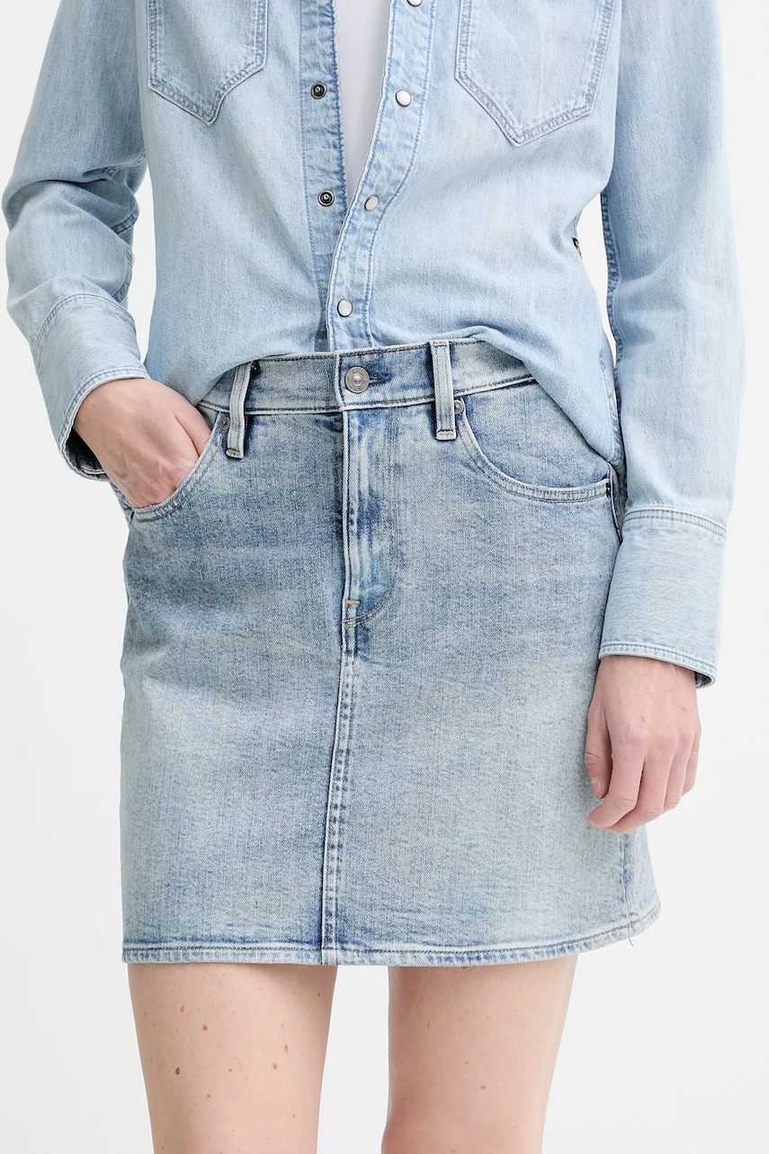 G-Star fustă jeans mini, drept, D24387-D930 - 0 | YEO