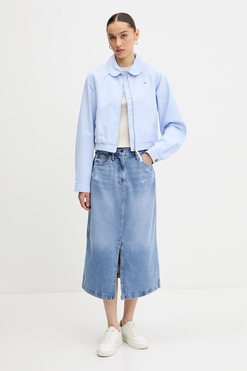 Джинсовая юбка Tommy Jeans midi прямая DW0DW21292 Джинсовая юбка Tommy Jeans midi прямая DW0DW21292