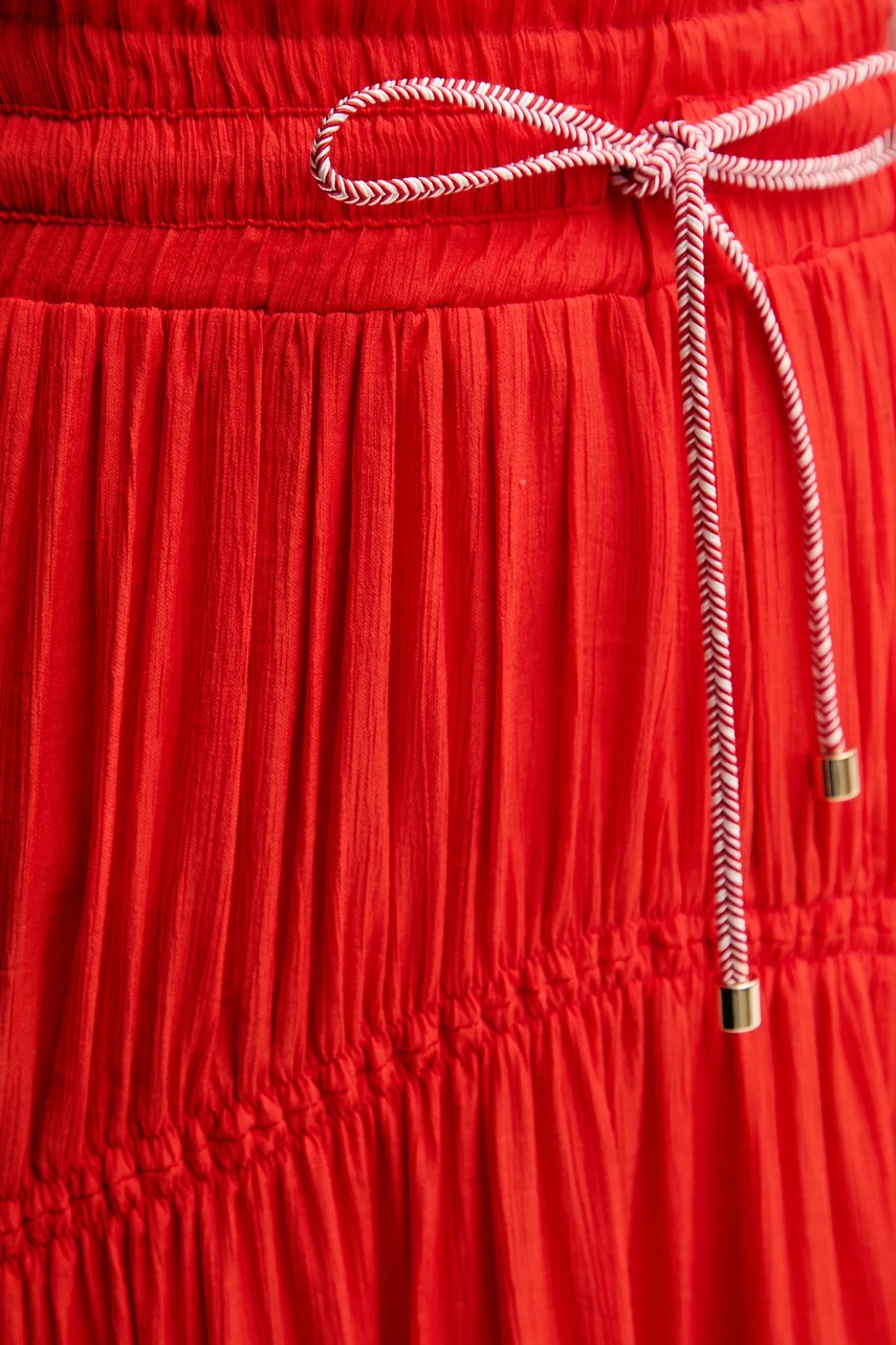 Φούστα La Petite Française JOSETTE χρώμα: πορτοκαλί, JOSETTE φωτογραφία