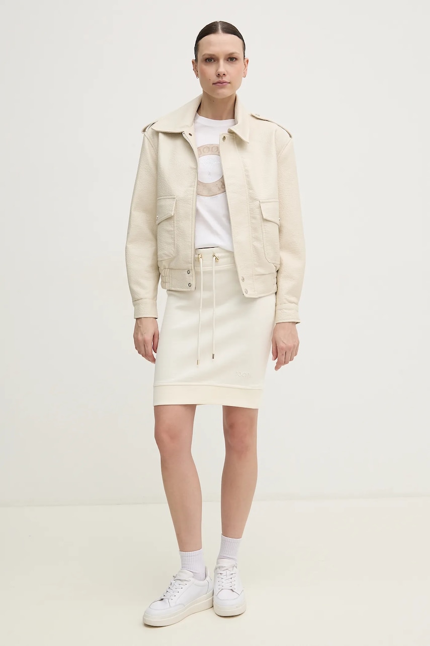 Юбка Joop! цвет бежевый mini прямая 30046242 Юбка Joop! цвет бежевый mini прямая 30046242