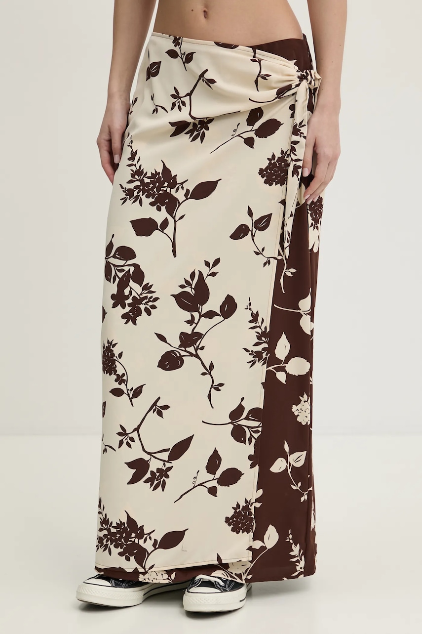 Abercrombie & Fitch fusta culoarea bej, maxi, drept, KI143-5089 Abercrombie & Fitch fusta culoarea bej, maxi, drept, KI143-5089