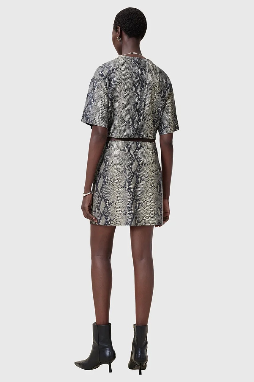 Kožená sukně AllSaints RENAI (obrázek 6)