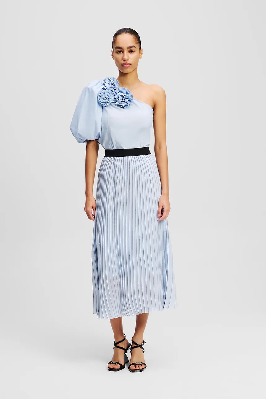 Karl Lagerfeld fustă midi, evazati, A2W12022 Karl Lagerfeld fustă midi, evazati, A2W12022