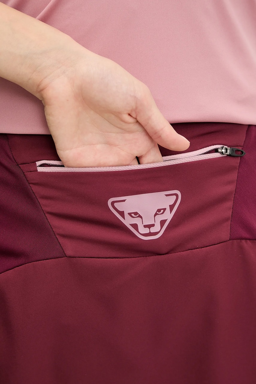 Αθλητική φούστα Dynafit Alpine Pro 2in1 χρώμα: μπορντό, 08.0000071643 φωτογραφία