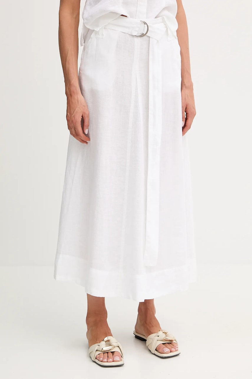 MAX&Co. fusta din in culoarea alb, maxi, evazati, 2516101025200
