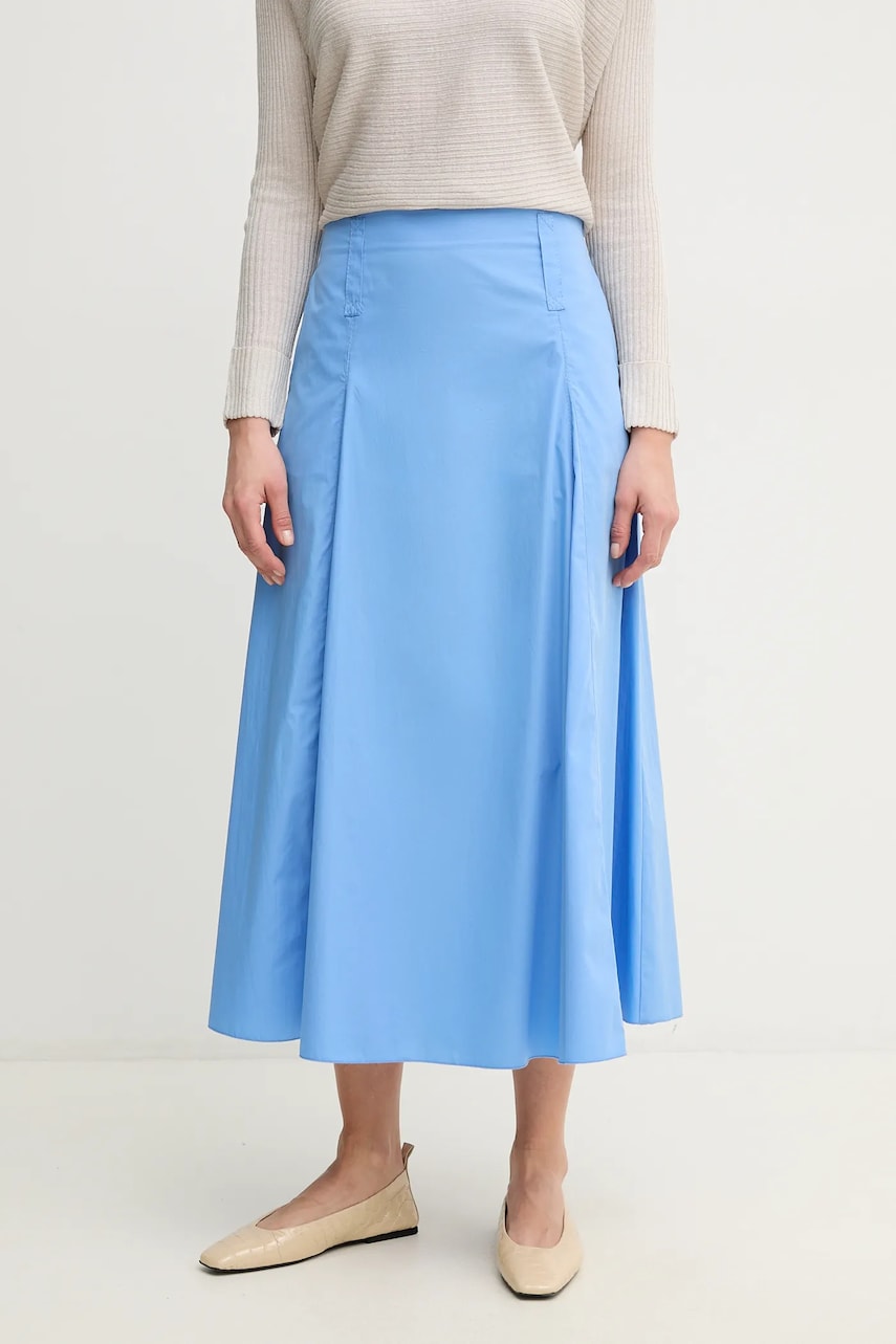 MAX&Co. fustă din bumbac midi, evazati, 2516101114200