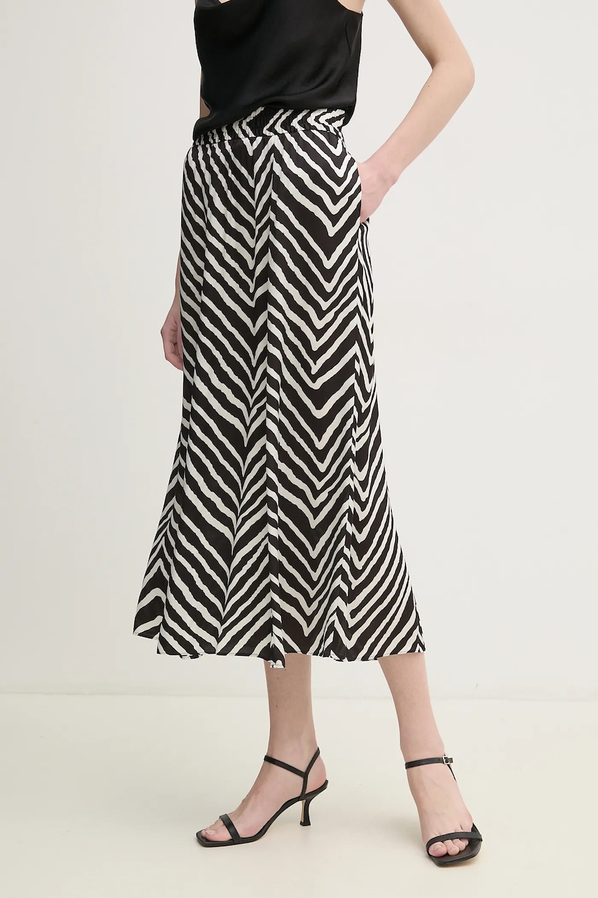 Marc Aurel fusta culoarea negru, maxi, evazati, 2319-1000-24781 Marc Aurel fusta culoarea negru, maxi, evazati, 2319-1000-24781