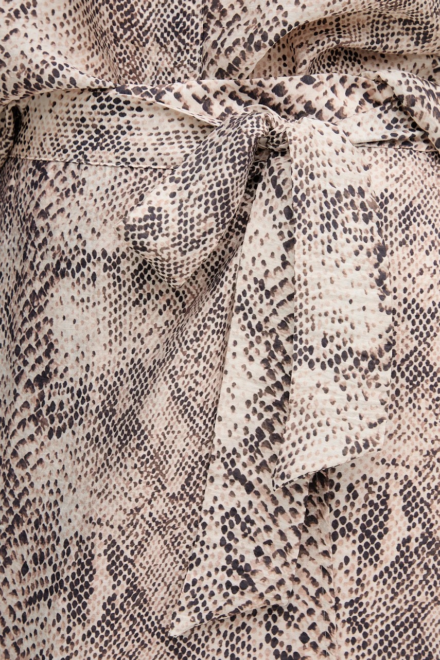 Φούστα Marc Aurel χρώμα: μπεζ, 2267-1010-93417 φωτογραφία