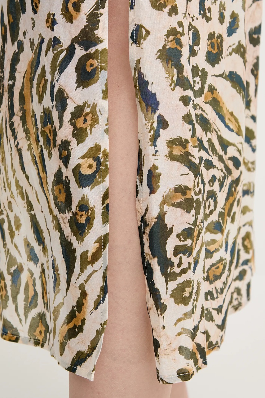 Φούστα Marc Aurel χρώμα: μπεζ, 2286-1021-93436 φωτογραφία