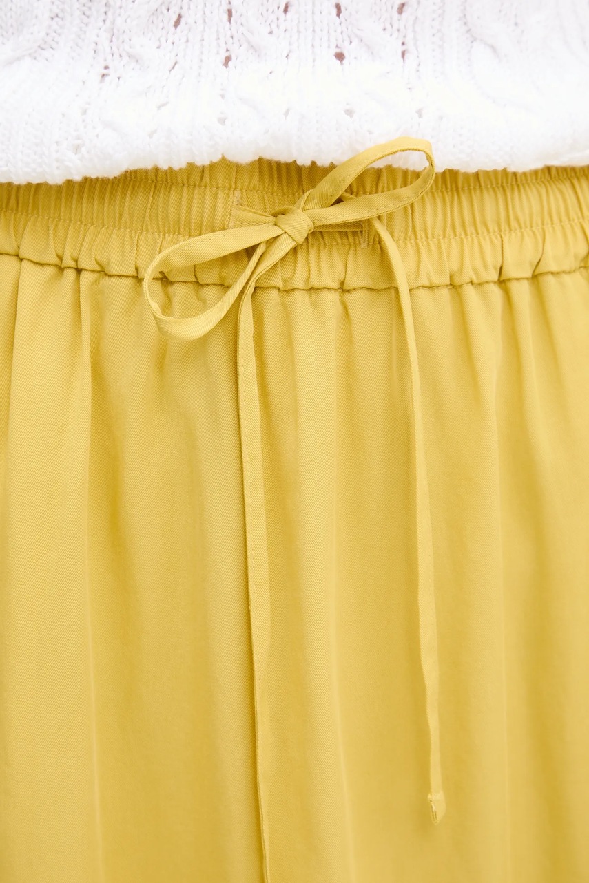 Φούστα United Colors of Benetton χρώμα: κίτρινο, 4NPHD004S φωτογραφία