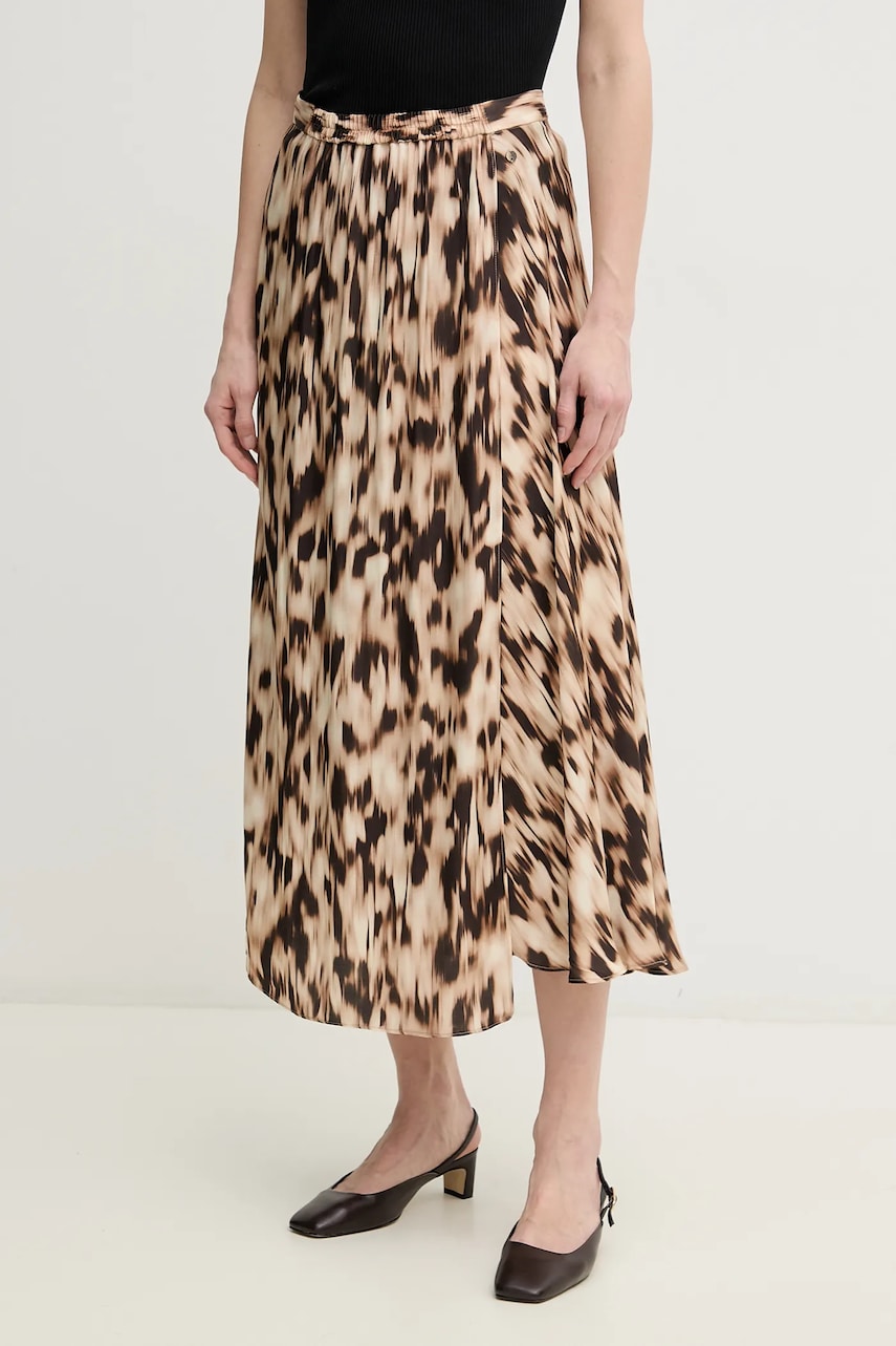 Pedro del Hierro fusta culoarea bej, midi, evazati, 7599296 Pedro del Hierro fusta culoarea bej, midi, evazati, 7599296