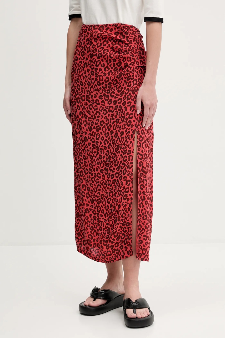 Levně Sukně Bimba Y Lola červená barva, maxi, pouzdrová, 251BR4802.10100