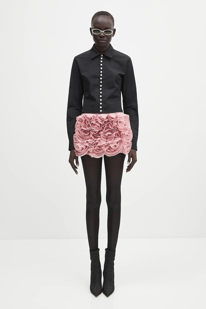 Sukňa s prímesou vlny AMBUSH Rose Skirt