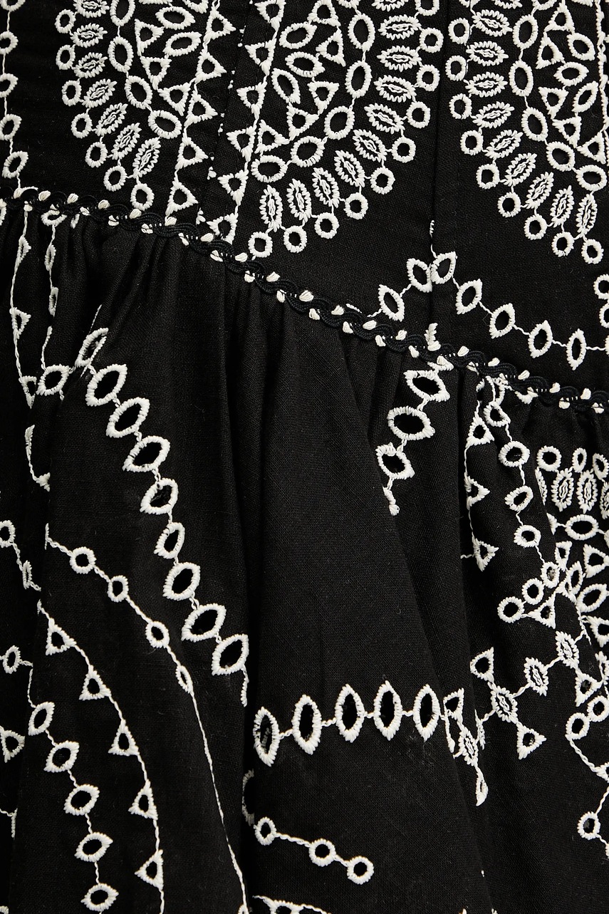 Φούστα Charo Ruiz Ibiza Marli χρώμα: μαύρο, 254400 φωτογραφία