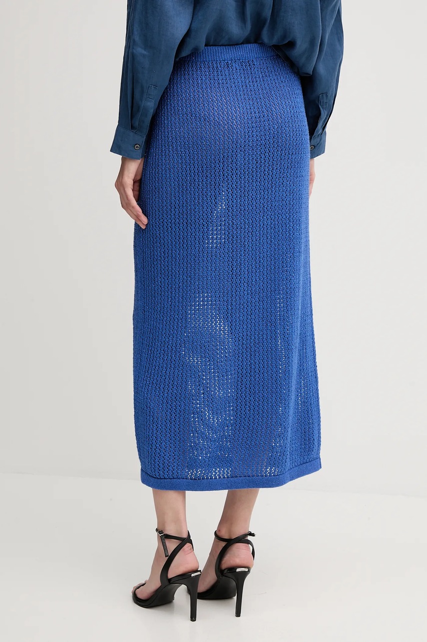 Юбка United Colors of Benetton цвет фиолетовый maxi прямая 11365000B