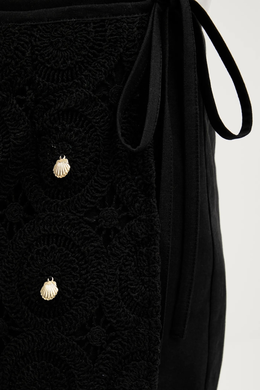 Sukně s příměsí vlny Never Fully Dressed