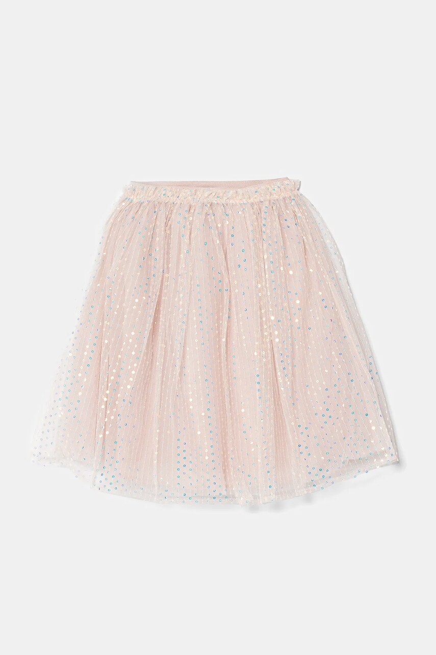 Levně Dětská sukně Guess růžová barva, midi, áčková, J5RD01 KCLO0