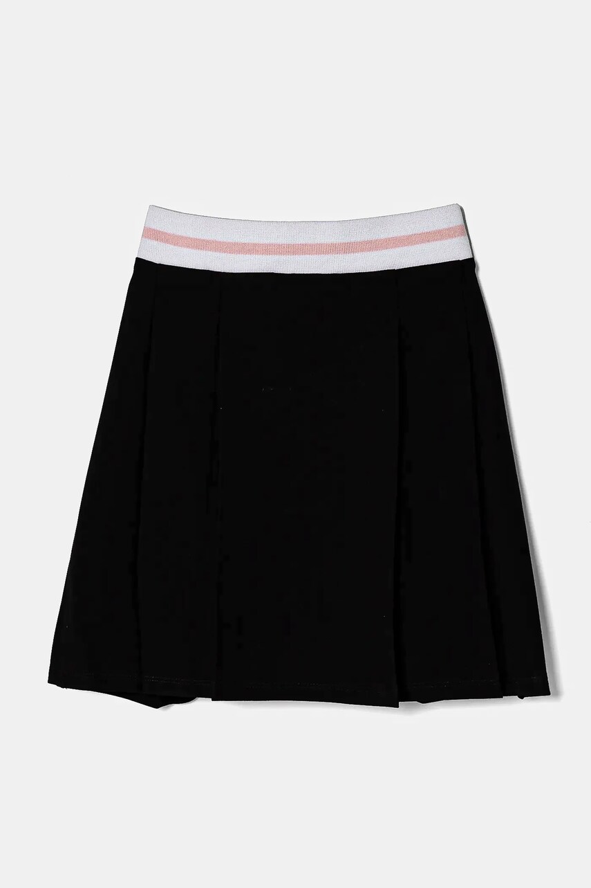 Levně Dětská sukně Guess černá barva, midi, áčková, J5RD12 KAUH0