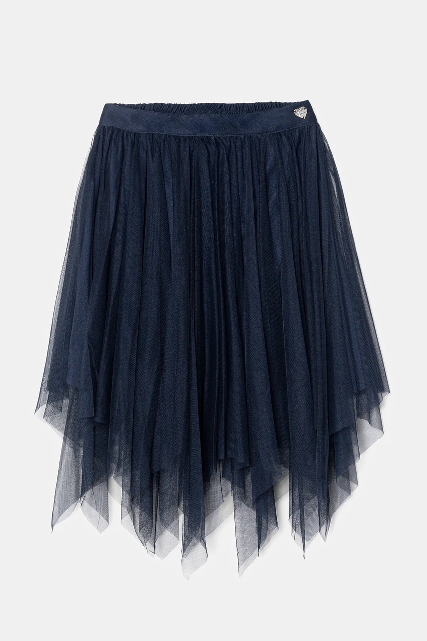 Детская юбка Guess цвет синий mini расклешённая J5RD17 KCQG0