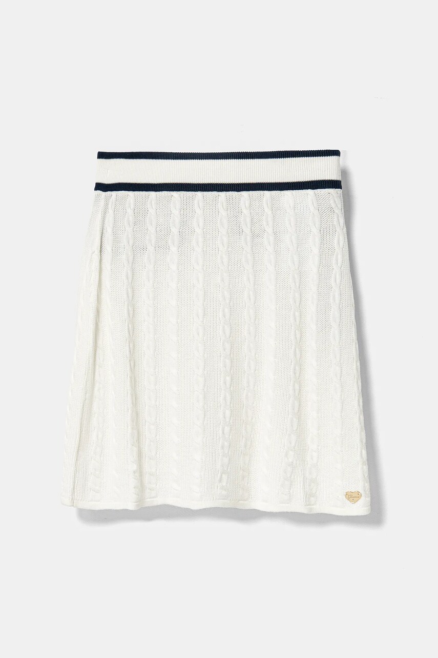 Levně Dětská sukně Guess bílá barva, mini, áčková, J5RD22 Z2BB0