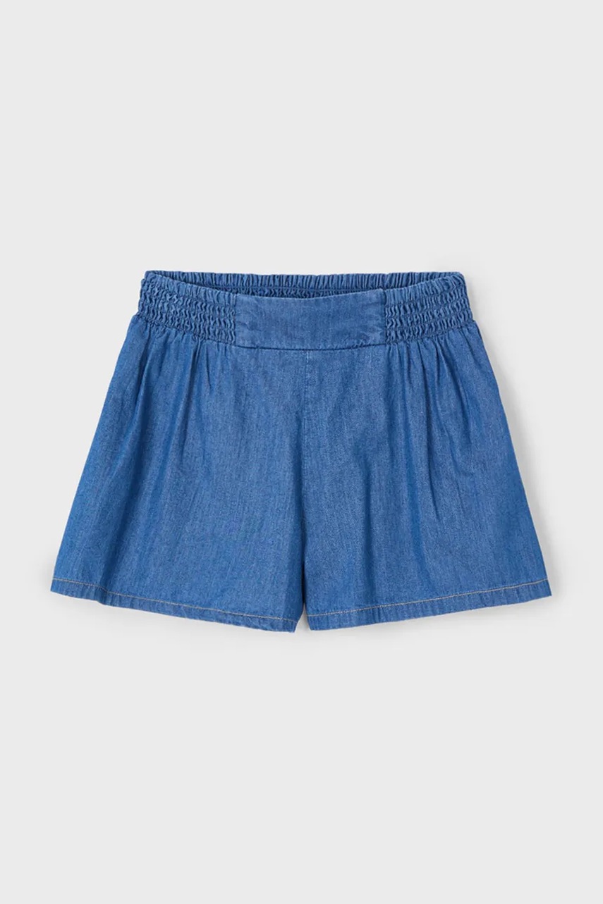 Mayoral pantaloni scurți copii culoarea bleumarin, uni, 3206