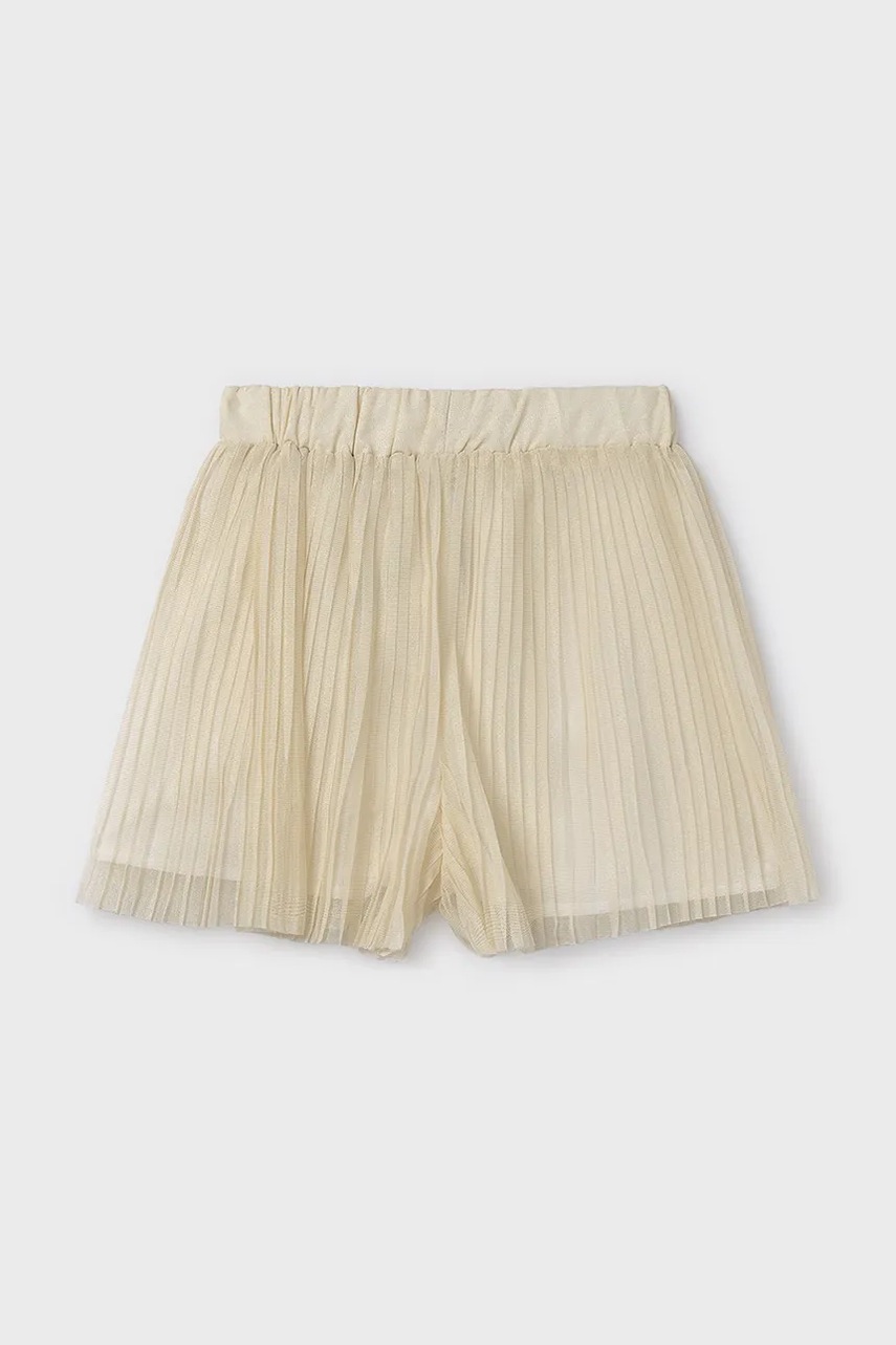 Детская юбка Mayoral цвет бежевый mini расклешённая 6215