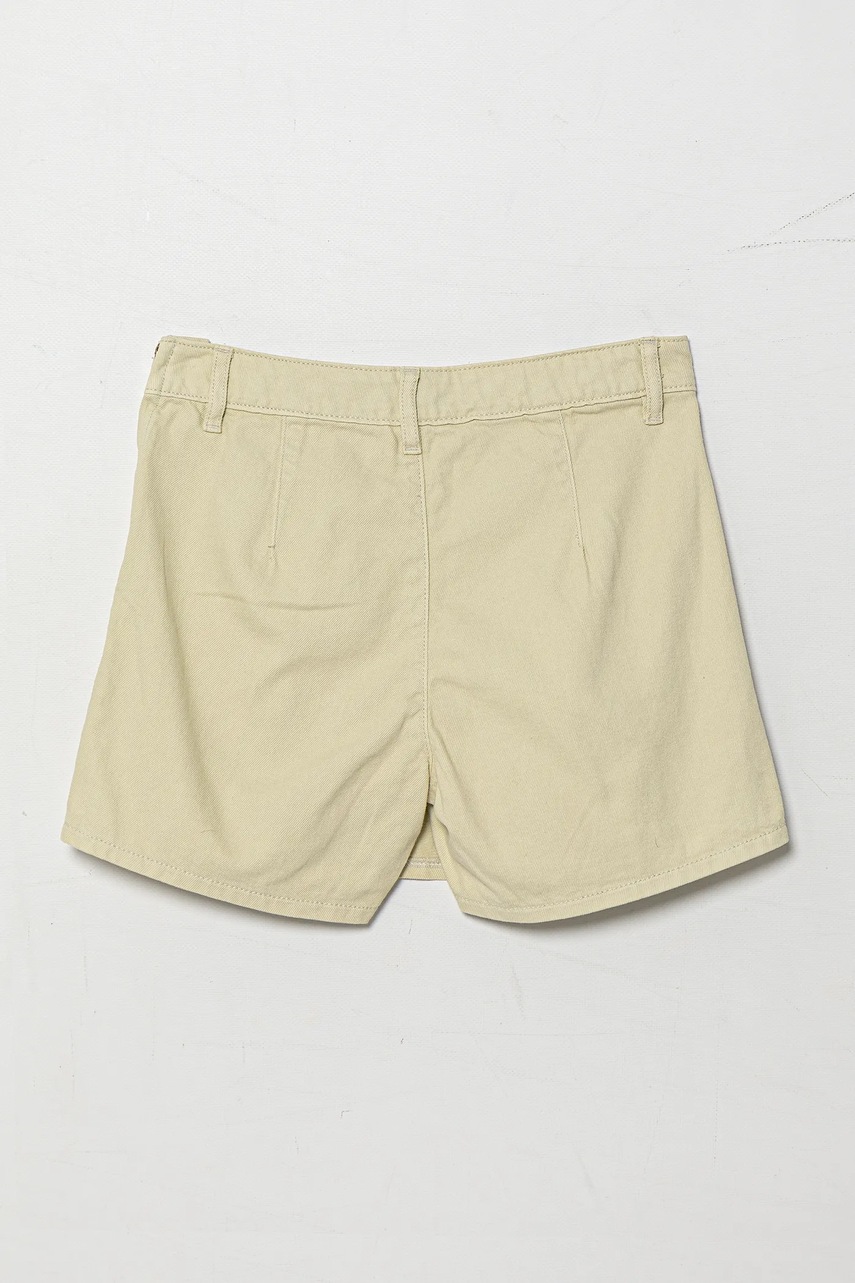 Детские джинсовые брюки-юбка Guess цвет бежевый mini расклешённые J5GD31 WH6L0