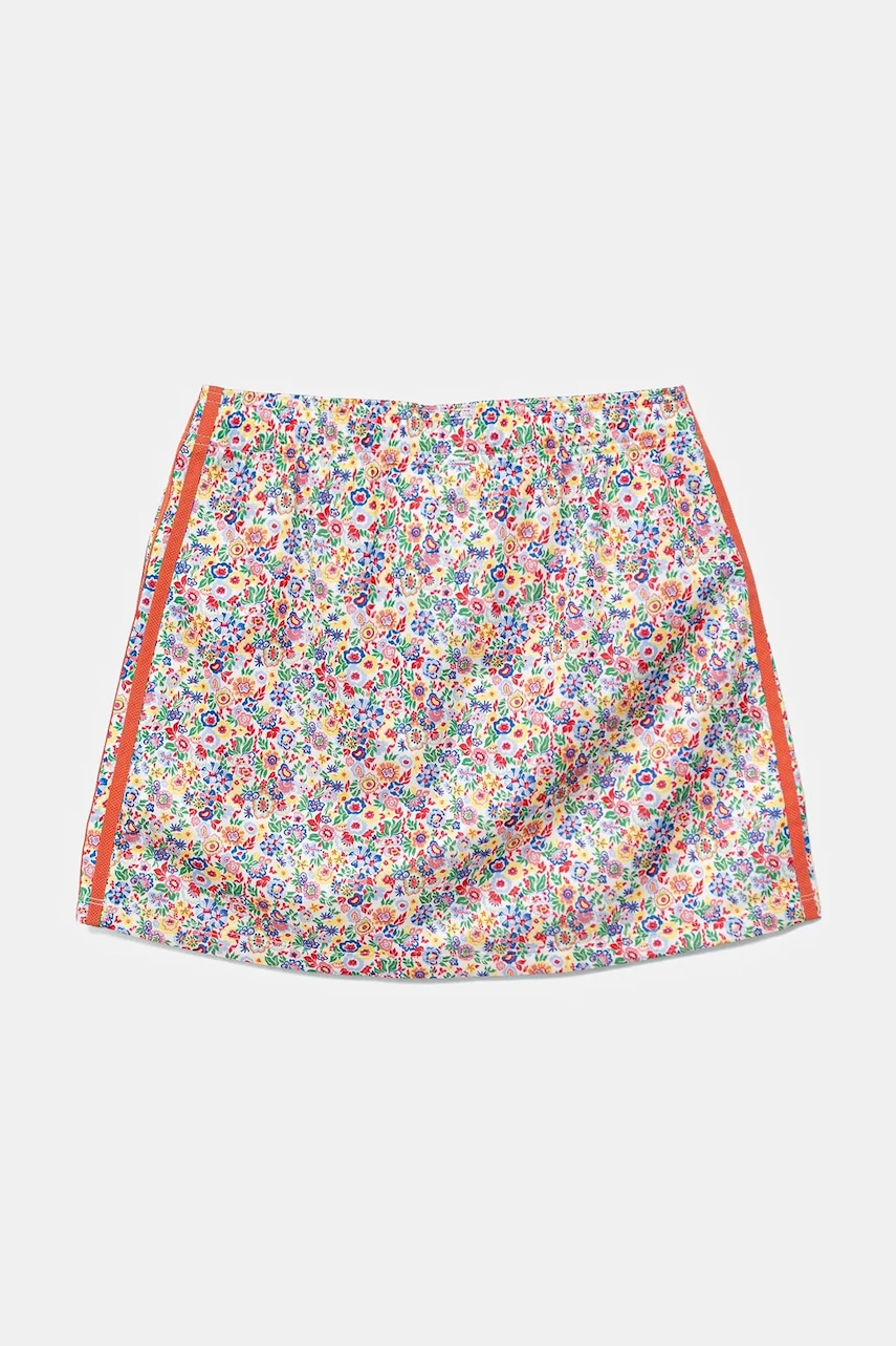 Детская юбка adidas Originals цвет оранжевый mini прямая JD0531 Детская юбка adidas Originals цвет оранжевый mini прямая JD0531