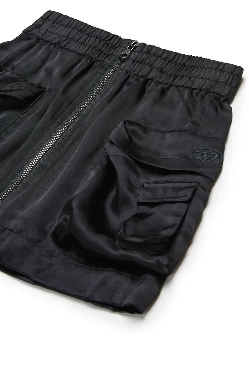 Diesel gyerek szoknya GOMIRTYS SKIRT fekete, mini, egyenes, J02208 termék 2. képe