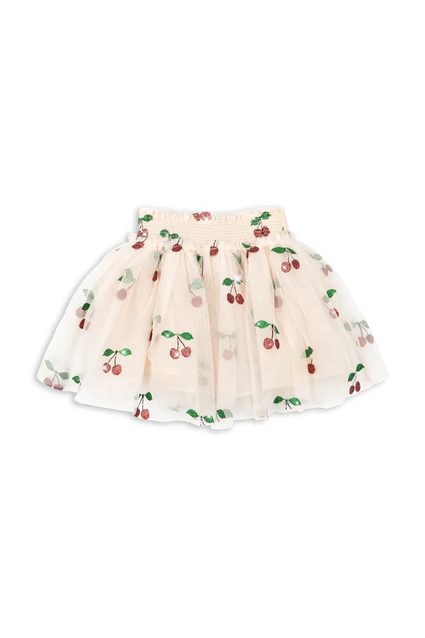Юбка Konges Sløjd TULLIE SMOCK SKIRT цвет бежевый mini расклешённая KS103186 Юбка Konges Sløjd TULLIE SMOCK SKIRT цвет бежевый mini расклешённая KS103186