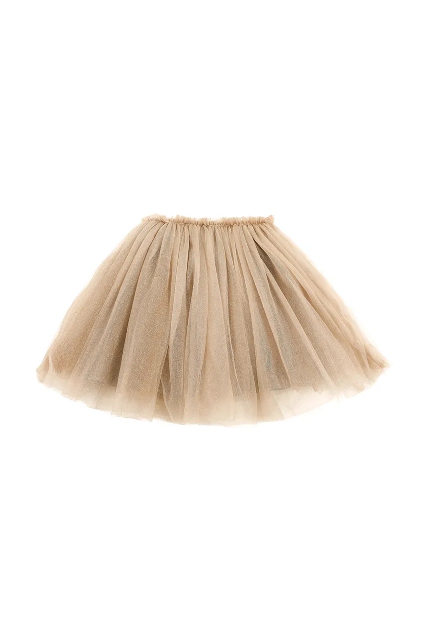 Детская юбка Donsje Pien Skirt цвет бежевый mini расклешённая 4035400