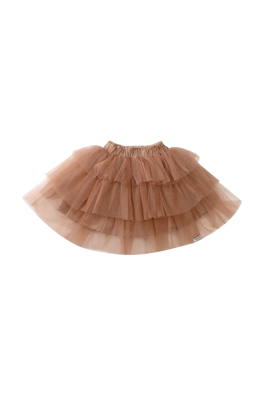 Donsje fusta fete Mirre Skirt culoarea portocaliu, mini, evazati, 4099300 Donsje fusta fete Mirre Skirt culoarea portocaliu, mini, evazati, 4099300