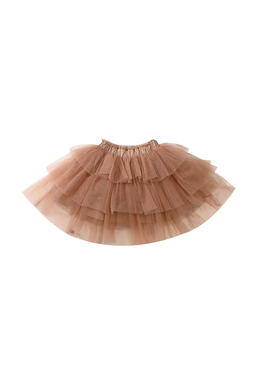 Дитяча спідниця Donsje Mirre Skirt колір помаранчевий mini розкльошена 4099300