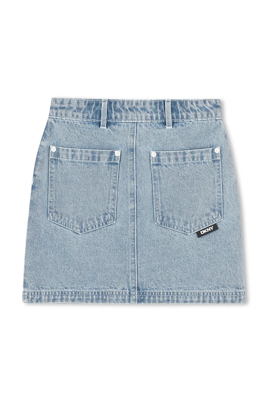 Dkny gyerek farmer szoknya mini, egyenes, D62259 termék 2. képe