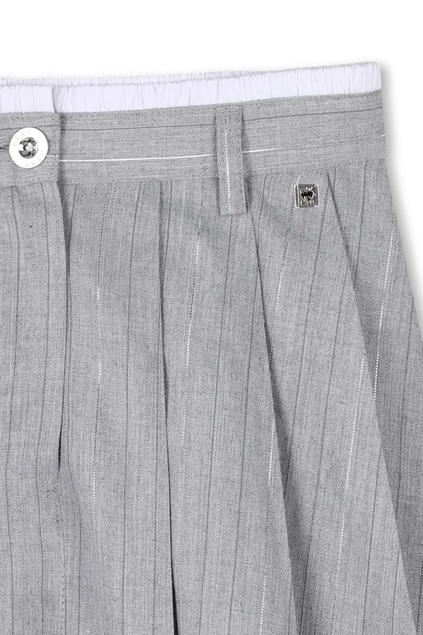Dkny szoknya szürke, mini, harang alakú, D62266 termék 2. képe
