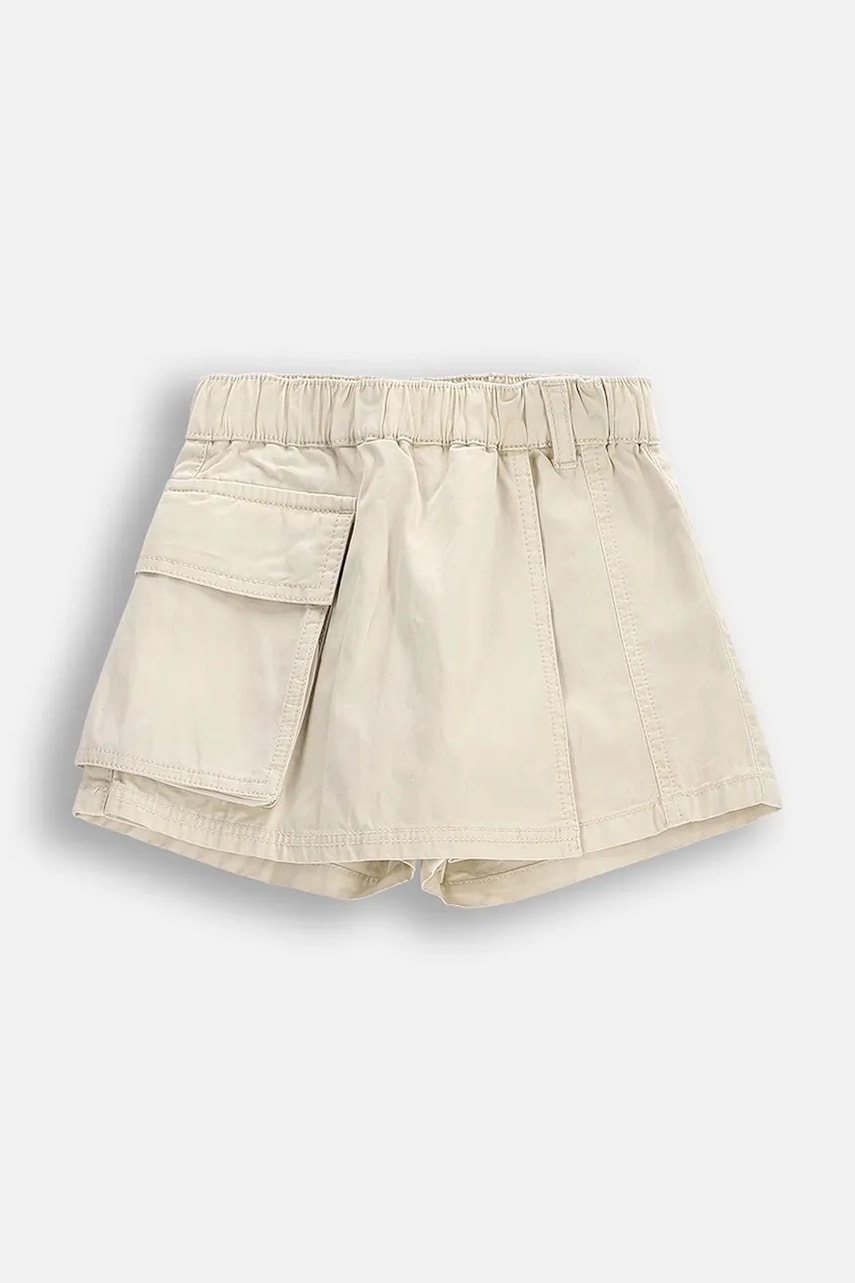 Coccodrillo fustă și pantaloni din bumbac culoarea bej, mini, evazati, DREAM DIARIES GIRL KIDS Coccodrillo fustă și pantaloni din bumbac culoarea bej, mini, evazati, DREAM DIARIES GIRL KIDS