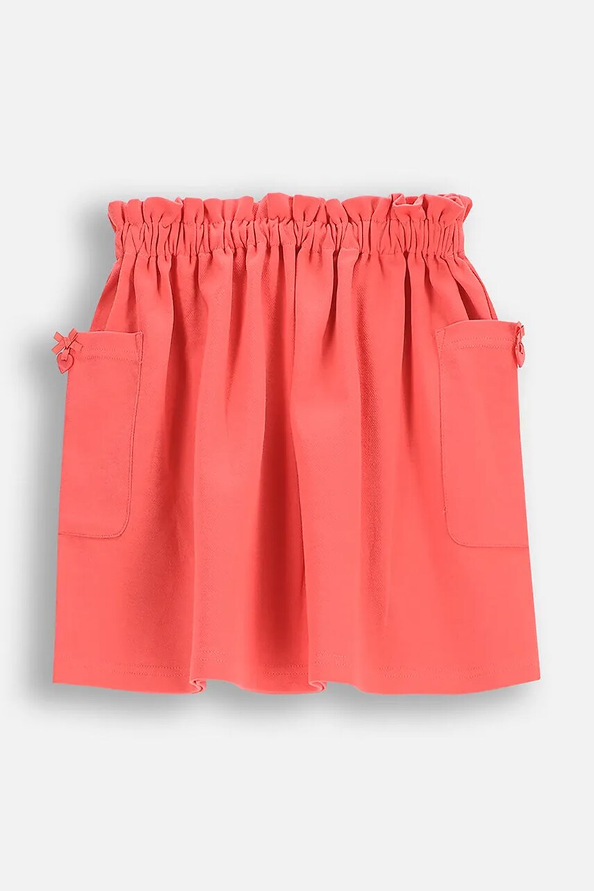Coccodrillo fusta fete culoarea portocaliu, mini, drept, NOSTALGIC MEADOW GIRL KIDS