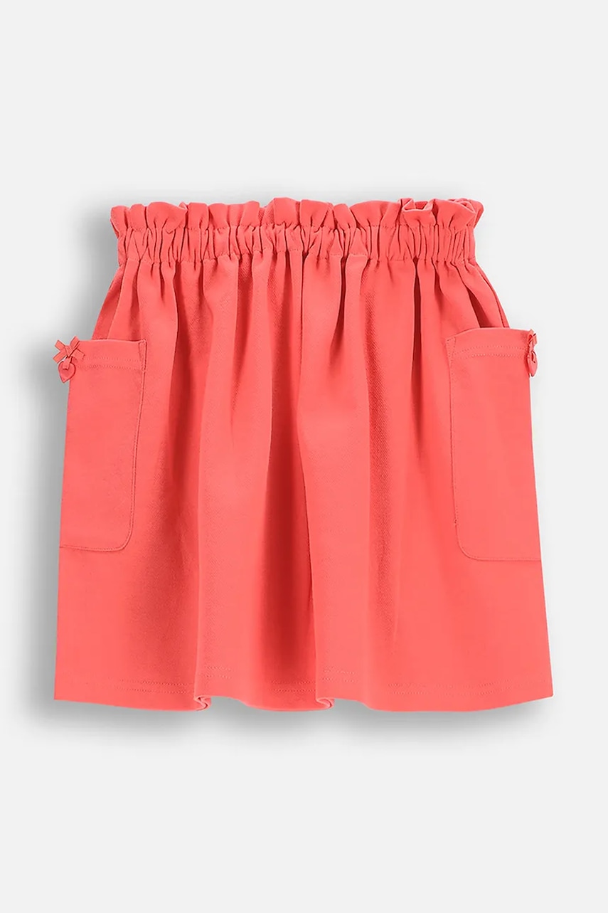 Coccodrillo fusta fete culoarea portocaliu, mini, drept, NOSTALGIC MEADOW GIRL KIDS