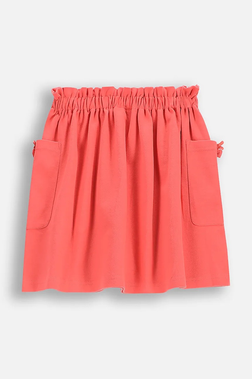 Детская юбка Coccodrillo цвет оранжевый mini прямая NOSTALGIC MEADOW GIRL KIDS