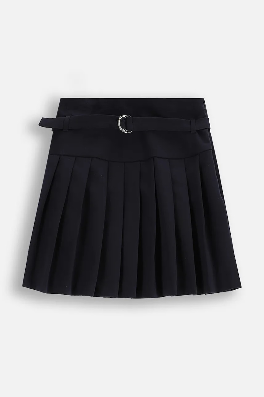 Coccodrillo fustă culoarea bleumain, mini, evazati, ELEGANT JUNIOR GIRL Coccodrillo fustă culoarea bleumain, mini, evazati, ELEGANT JUNIOR GIRL