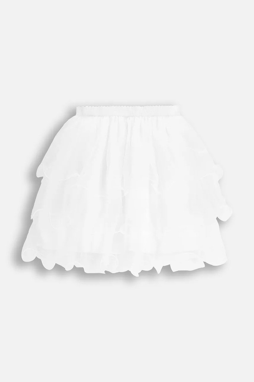 Юбка Coccodrillo цвет белый mini расклешённая ELEGANT JUNIOR GIRL Юбка Coccodrillo цвет белый mini расклешённая ELEGANT JUNIOR GIRL
