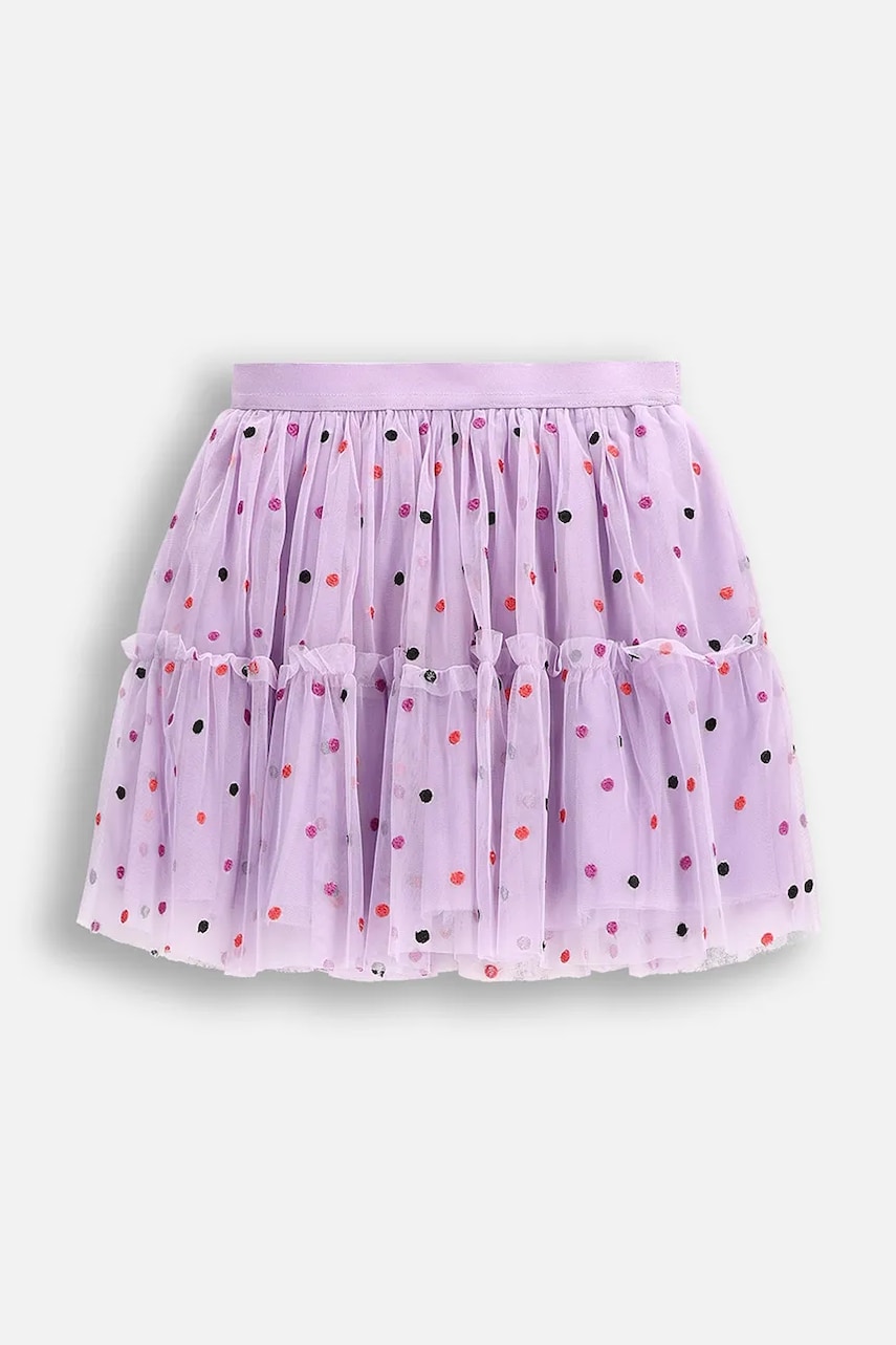 Coccodrillo fustă culoarea violet, mini, evazati, REBEL GIRL KIDS Coccodrillo fustă culoarea violet, mini, evazati, REBEL GIRL KIDS