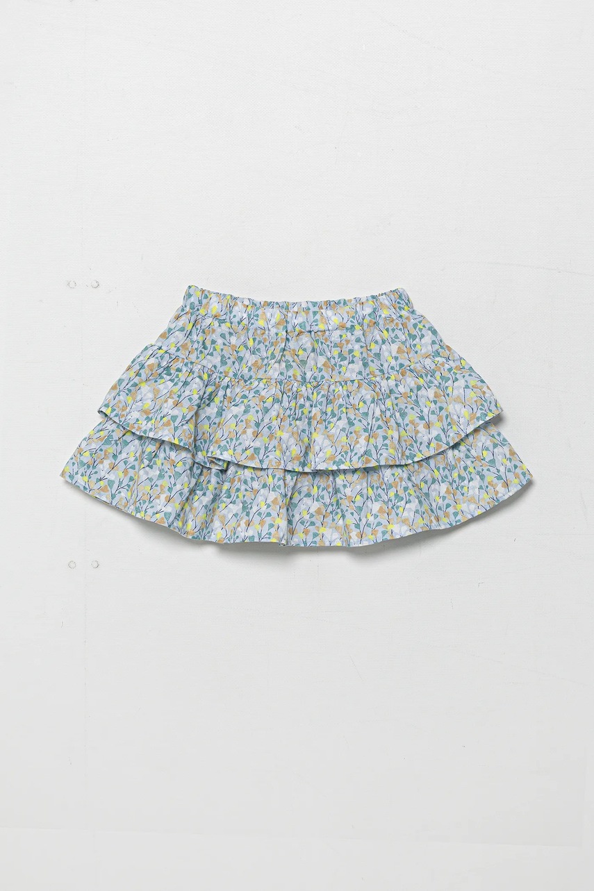 Детская льняная юбка United Colors of Benetton mini расклешённая 4Q1NG0010 Детская льняная юбка United Colors of Benetton mini расклешённая 4Q1NG0010