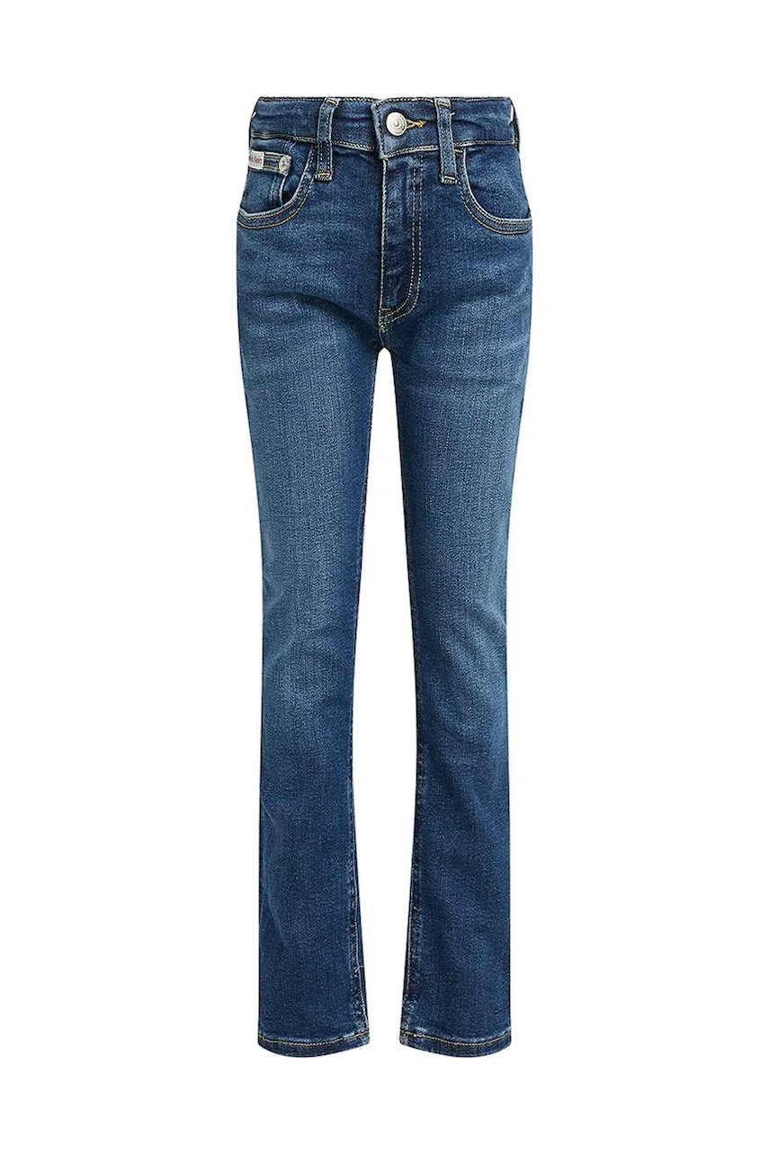 

Детски дънки Calvin Klein Jeans SLIM IB0IB02303, Син
