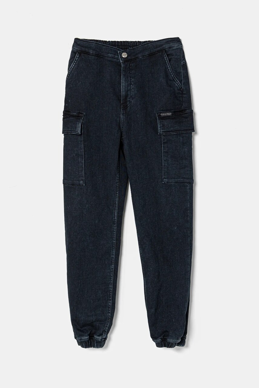 Levně Dětské rifle Calvin Klein Jeans DENIM JOGGER IB0IB02408