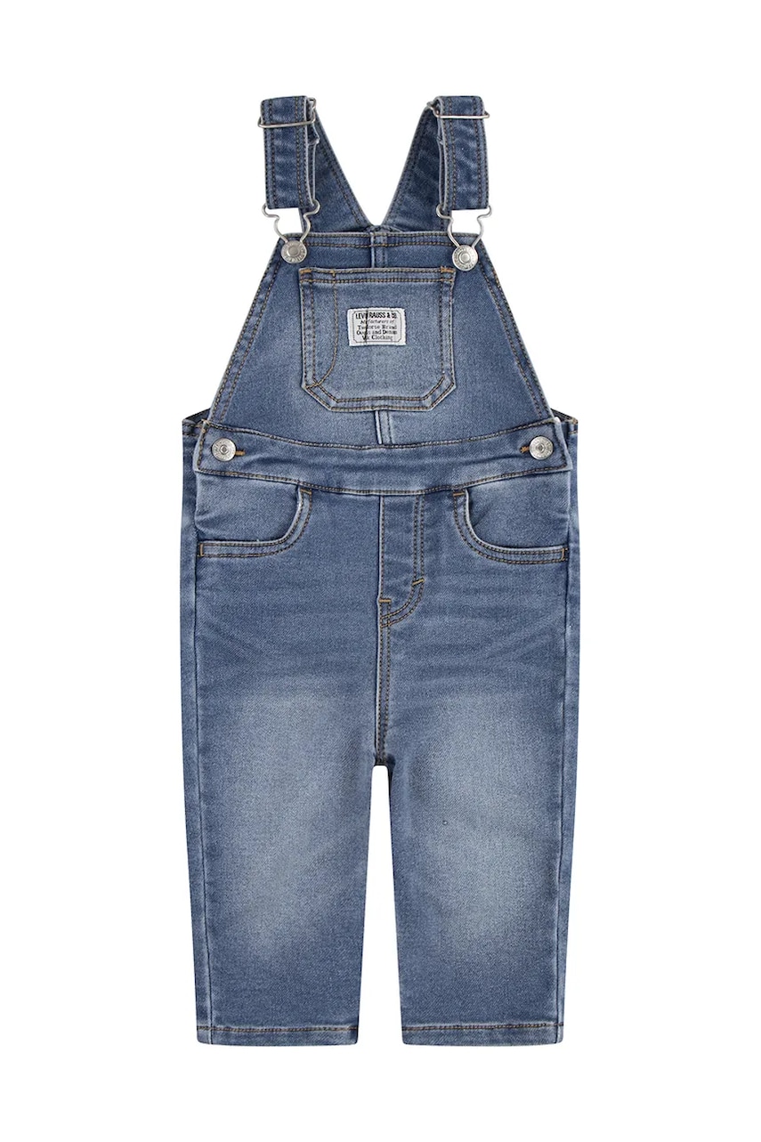 Levi's salopetă din denim pentru copii MY FIRST OVERALL 6EM334 Levi's salopetă din denim pentru copii MY FIRST OVERALL 6EM334