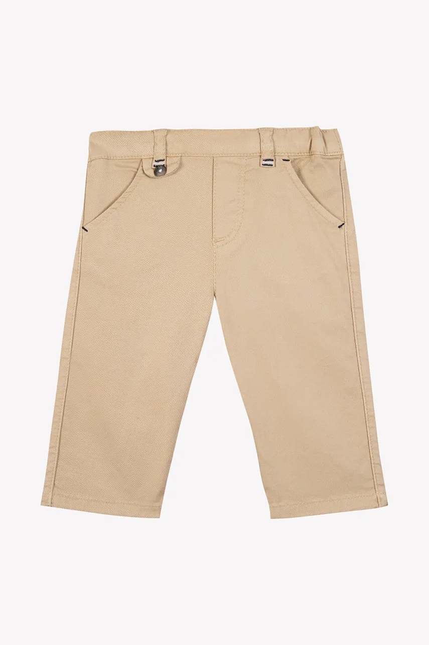 Tartine et Chocolat pantaloni bebe culoarea bej, neted, CA22041