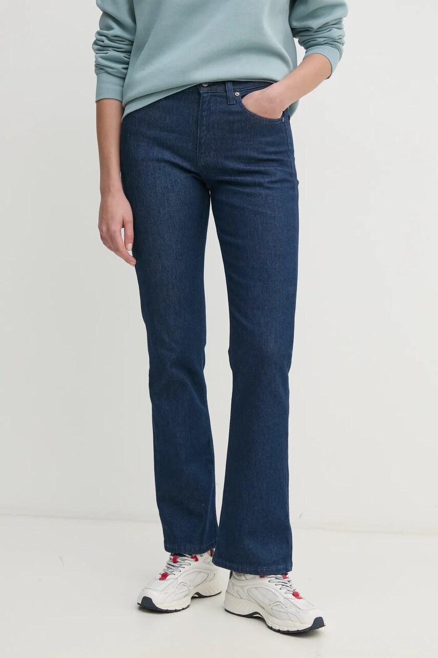 

Дънки Calvin Klein с висока талия K20K208110, Тъмносин