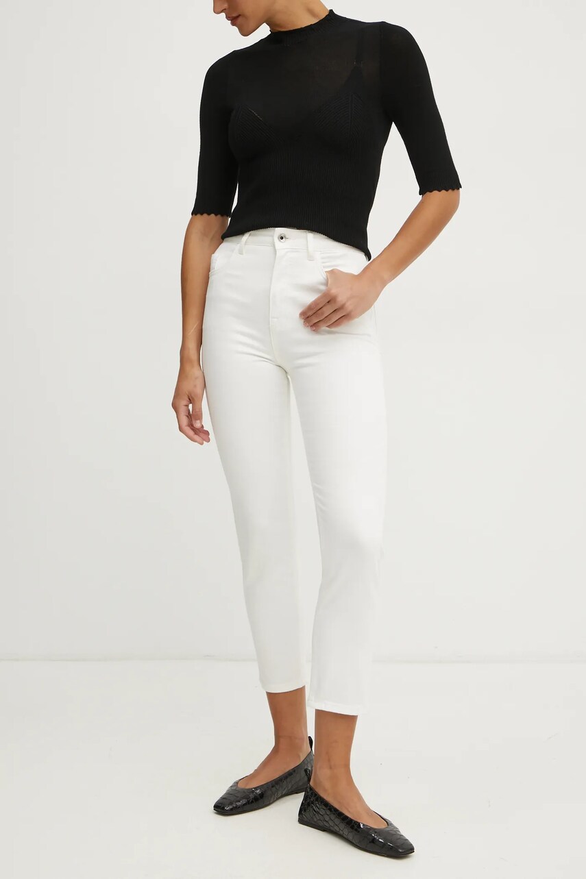 Levně Džíny Patrizia Pepe dámské, high waist, 8P0402 D006